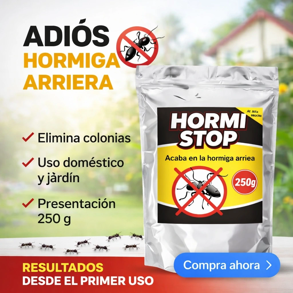 Hormistop 250g - Eliminador de Hormiga Arriera